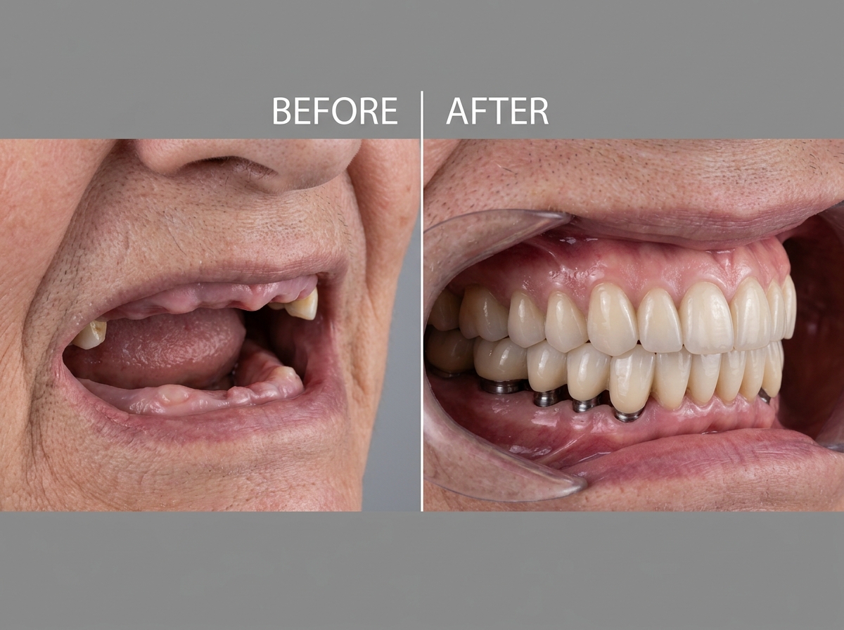 Full Mouth Fixed Dental Implants Guntur